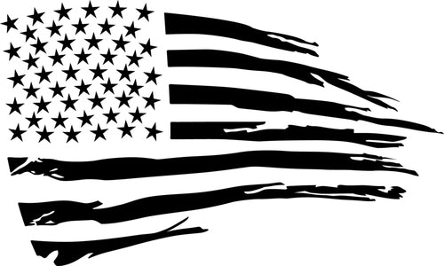 Large American Flag Stencil *NS