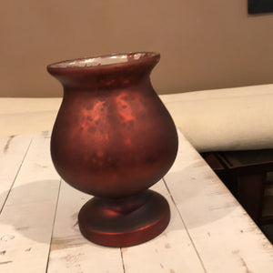 NEW 8" Mercury Glass Vase - Copper 14926