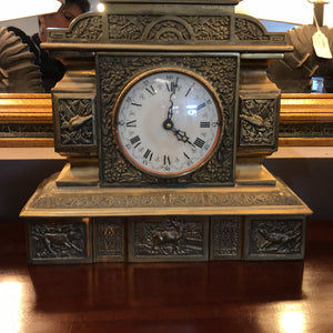 Gold Gilded Ornate Mantle Clock