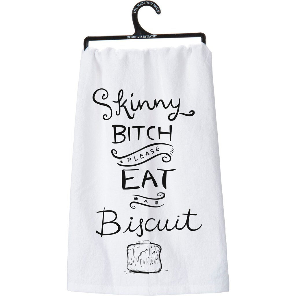 NEW Dish Towel - Please Eat A Biscuit - 25544