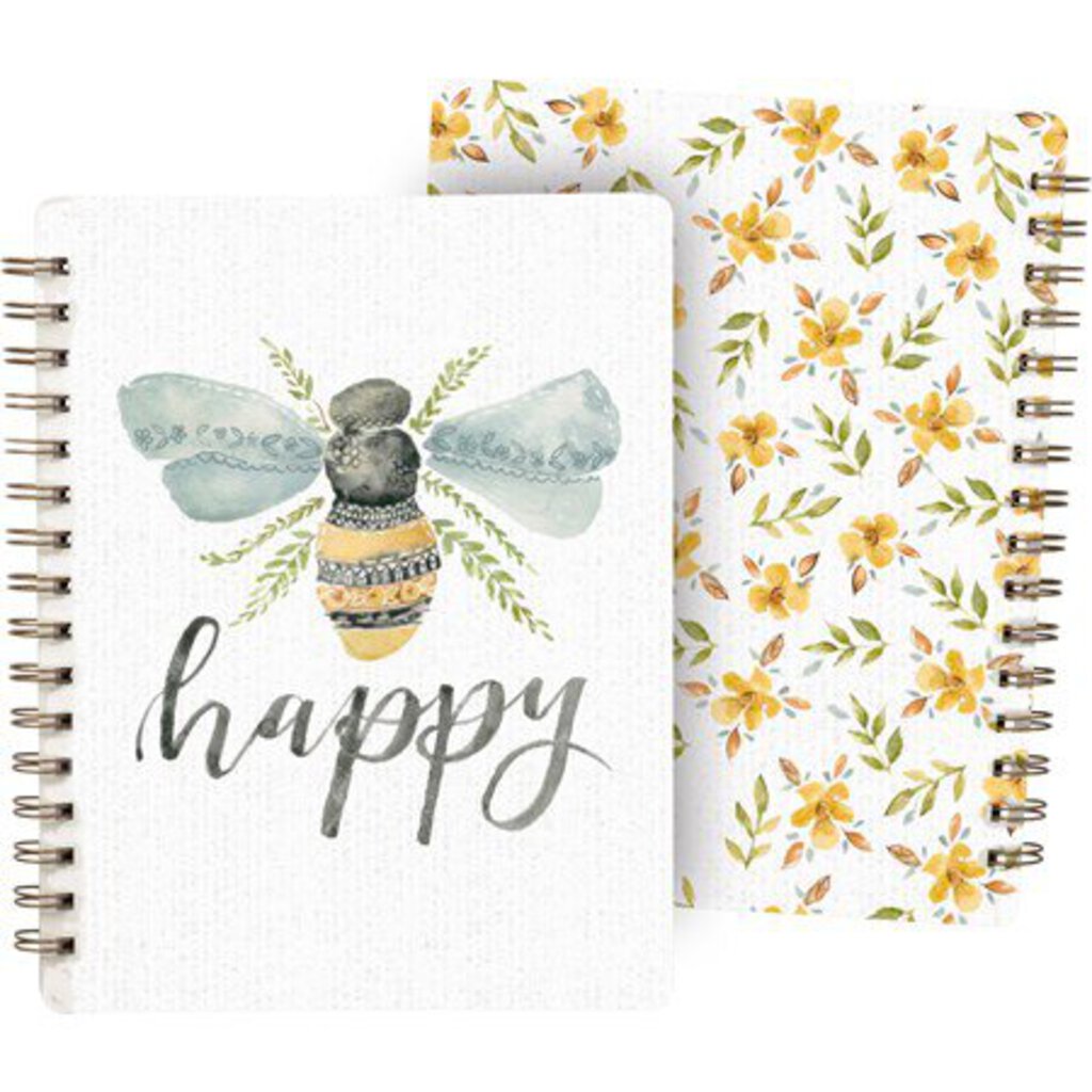 NEW Spiral Notebook - Be Happy - 101755