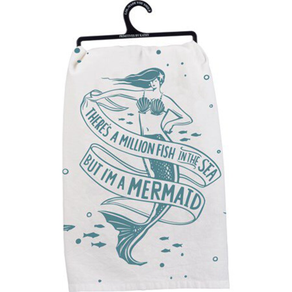 NEW Dish Towel - I'm a Mermaid - 35661