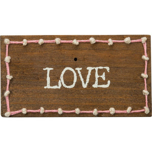 NEW Stitched Block Magnet - Love - 34006