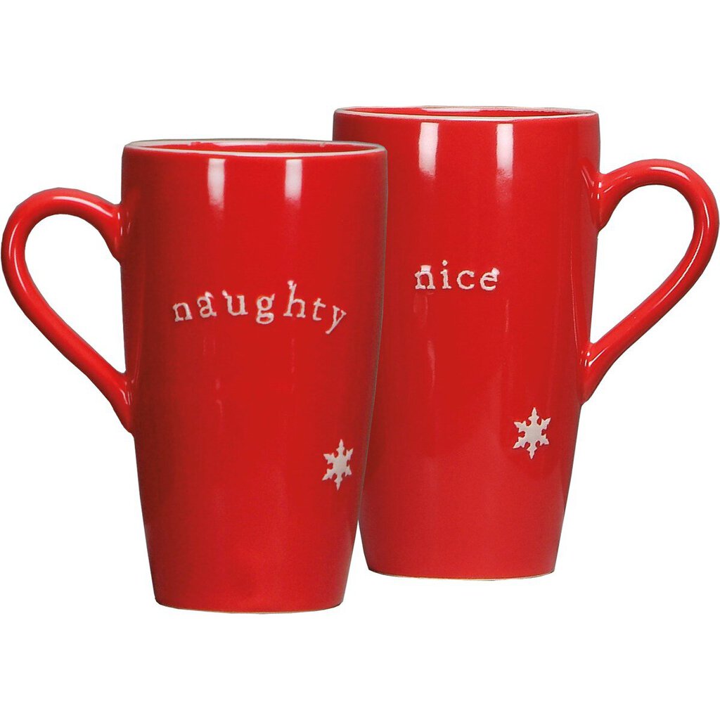 NEW Latte Mug - Naughty Nice - 14407