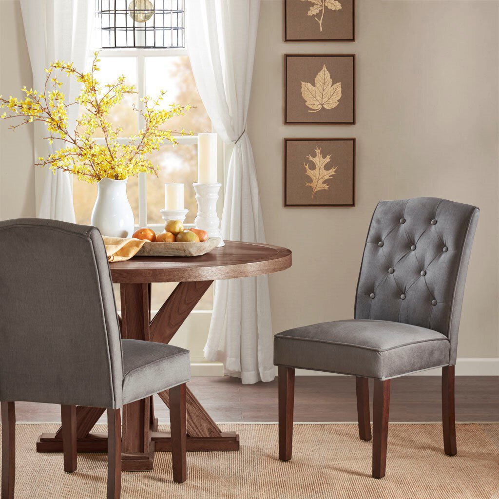NEW Pair of Marian Gray Dining Chairs
