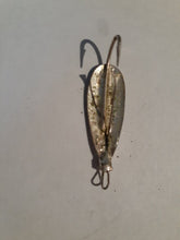 Load image into Gallery viewer, VINTAGE Johnson&#39;s Silver Minnow Spoon Fishing Lure - small
