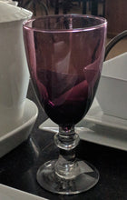 Load image into Gallery viewer, NEW 4-Pc SET Certified International Amethyst Wine Glasses
