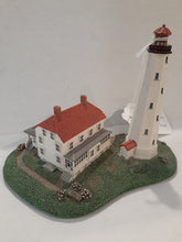 Load image into Gallery viewer, Danbury Mint Historic American Lighthouse Collection: &quot;Sandy Hook Lighthouse&quot; WITH BOX
