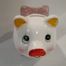 Load image into Gallery viewer, Pink Bow Piggy Bank
