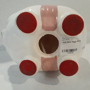 Pink Bow Piggy Bank