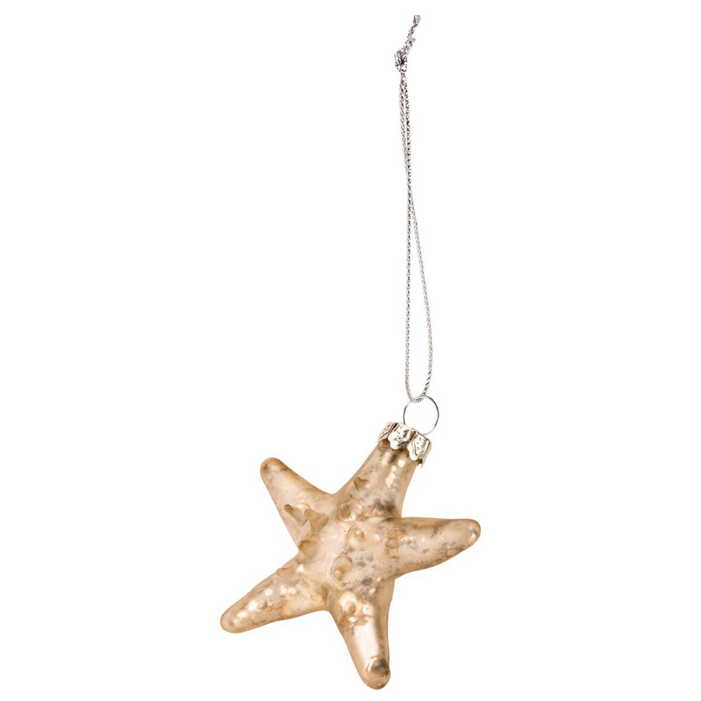 NEW Glass Starfish Baby Ornament - 35381