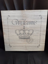 Load image into Gallery viewer, Hand-Painted Welcome Plaque
