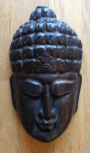 Carved Wood Indonesian Mask