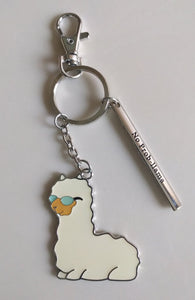 NEW Key Ring with Charms - Llama