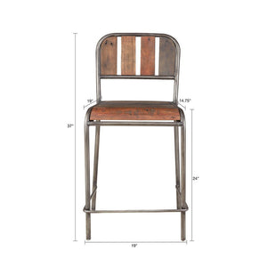 NEW Renu Counter Stool with Backrest