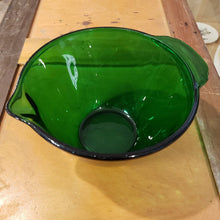 Load image into Gallery viewer, VINTAGE Emerald Green Glass Mixing Bowl
