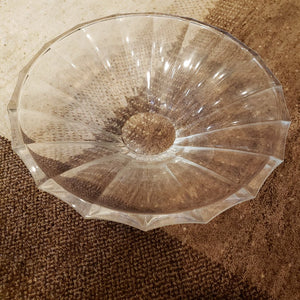 Clear Glass Bowl - 13"