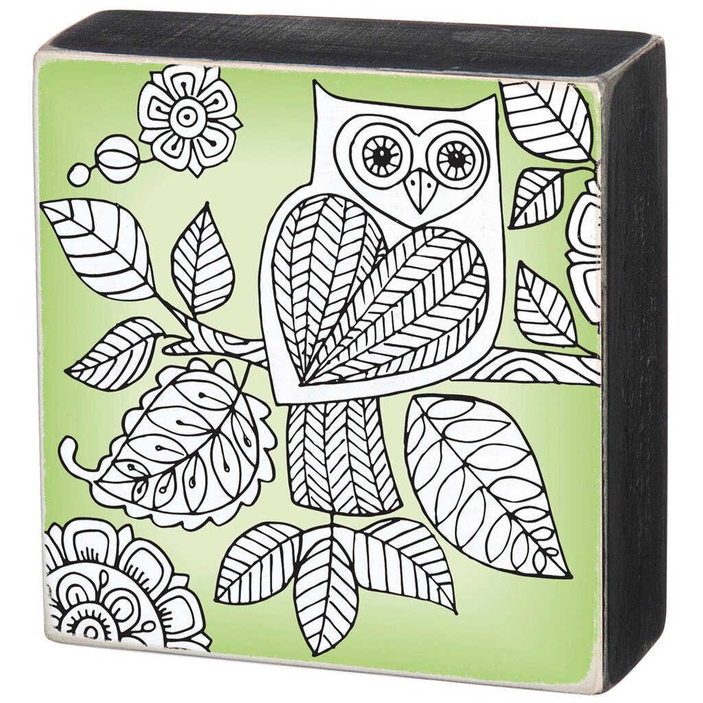 NEW - Color Sign - Owl - 32216