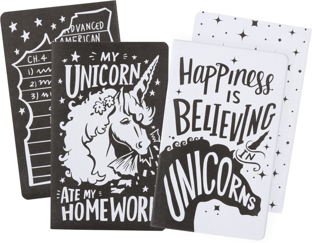 NEW Lg Notebook Set - Unicorns - 35705