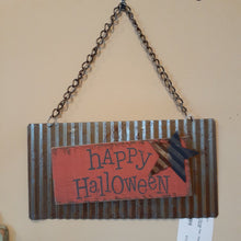 Load image into Gallery viewer, NEW 10x5 Salvage Sign - Happy Halloween F181120
