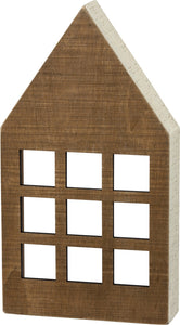 NEW Shaped Box Sign - Wood House - 103749