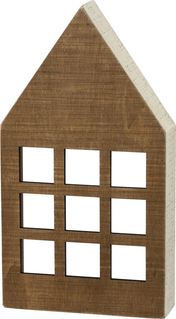 NEW Shaped Box Sign - Wood House - 103749