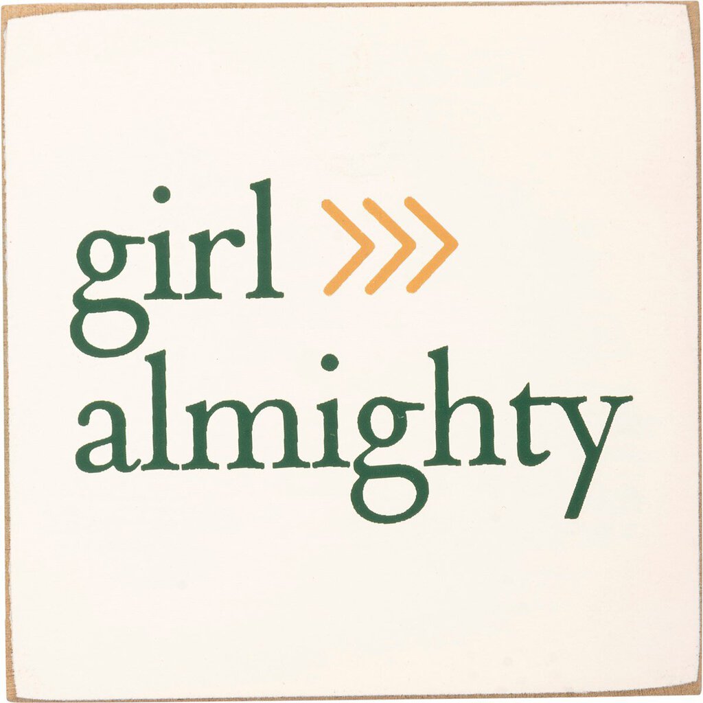 NEW Block Magnet - Girl Almighty - 101616