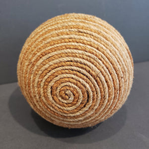Swirled Jute Ball - 13350 - Made in India - 5"