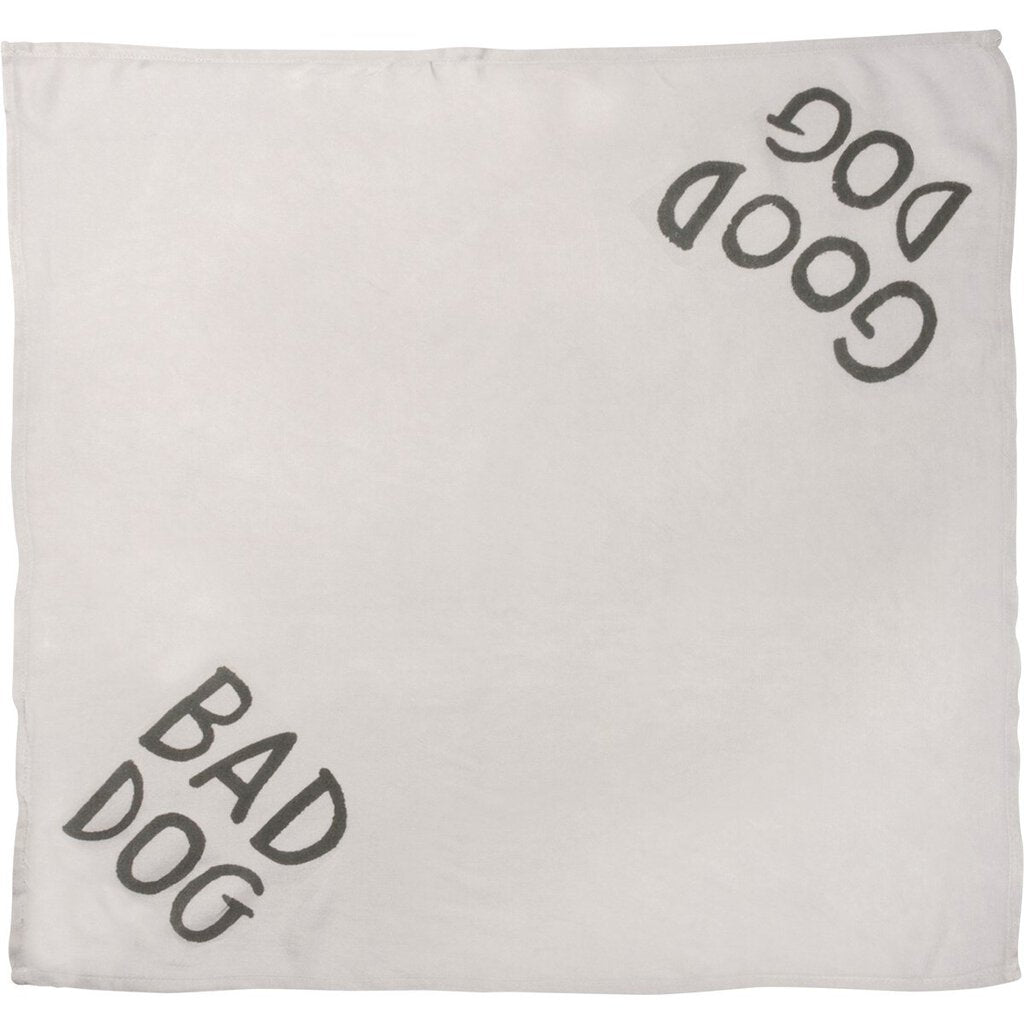 NEW Sm Pet Bandana - Good Dog Bad Dog - 100566
