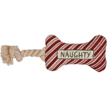 Load image into Gallery viewer, NEW Dog Toy - Naughty And Nice Bone - 108211
