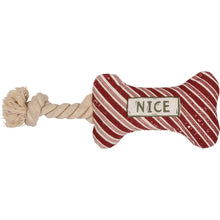 Load image into Gallery viewer, NEW Dog Toy - Naughty And Nice Bone - 108211
