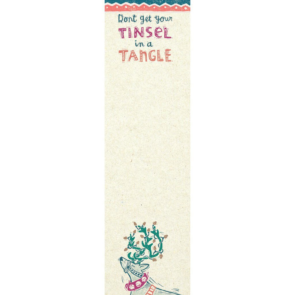 *NEW List Notepad - Tinsel Tangle - 101337