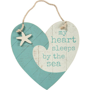 *NEW Hanging Decor - My Heart Sleeps By The Sea - 105662