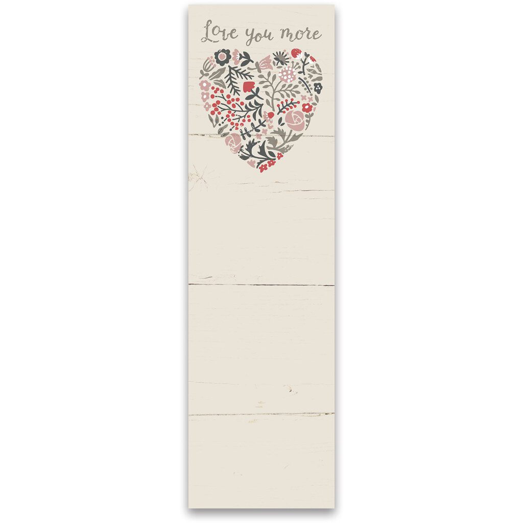 *NEW List Notepad - Love You More - 102026