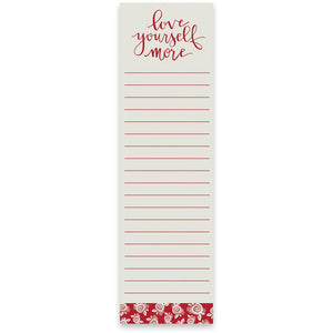 NEW List Notepad - Love Yourself More - 105156