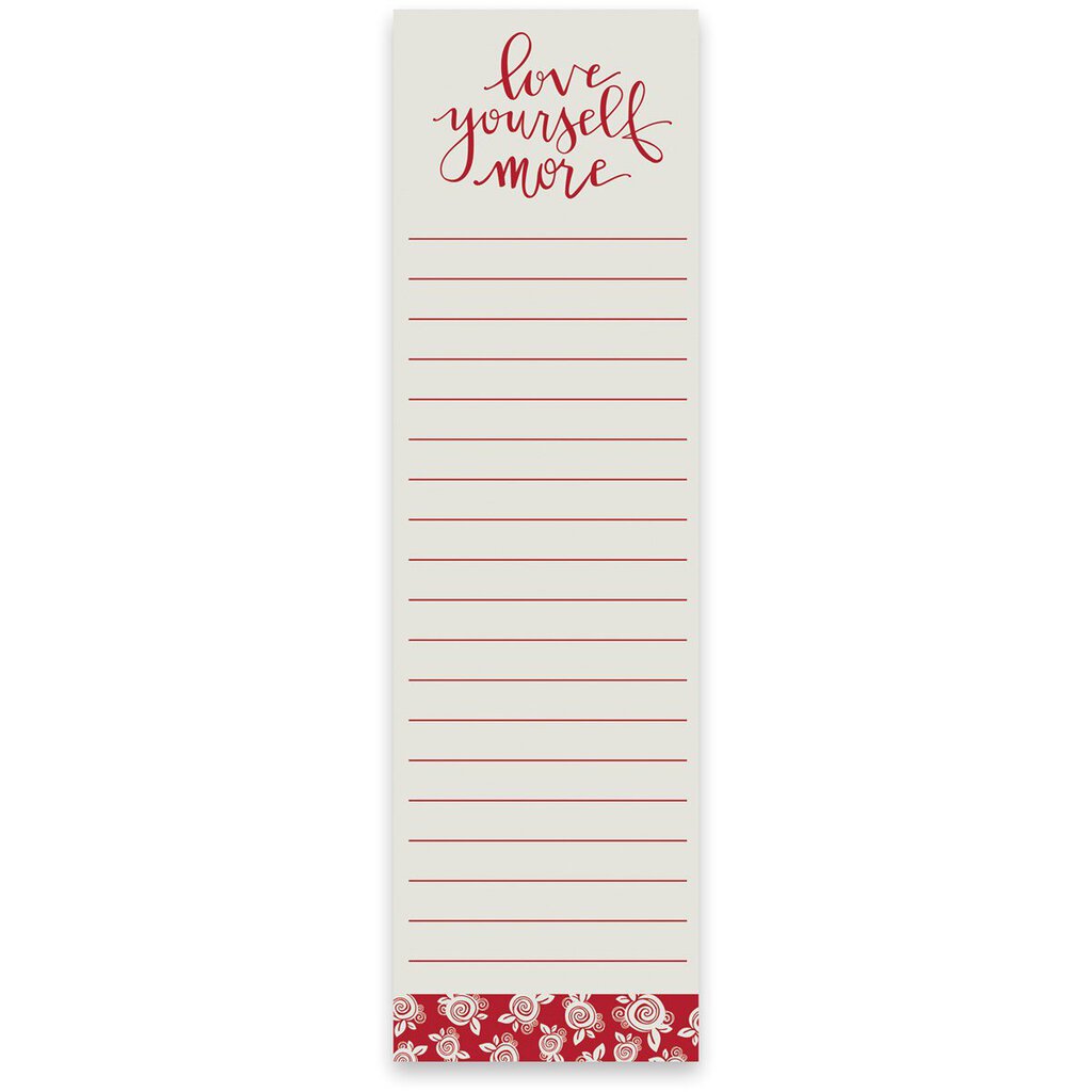 NEW List Notepad - Love Yourself More - 105156