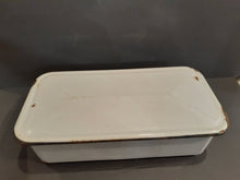 Load image into Gallery viewer, VINTAGE Enamelware Refrigerator Box with Lid
