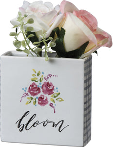 NEW Square Vase - Bloom - 37728
