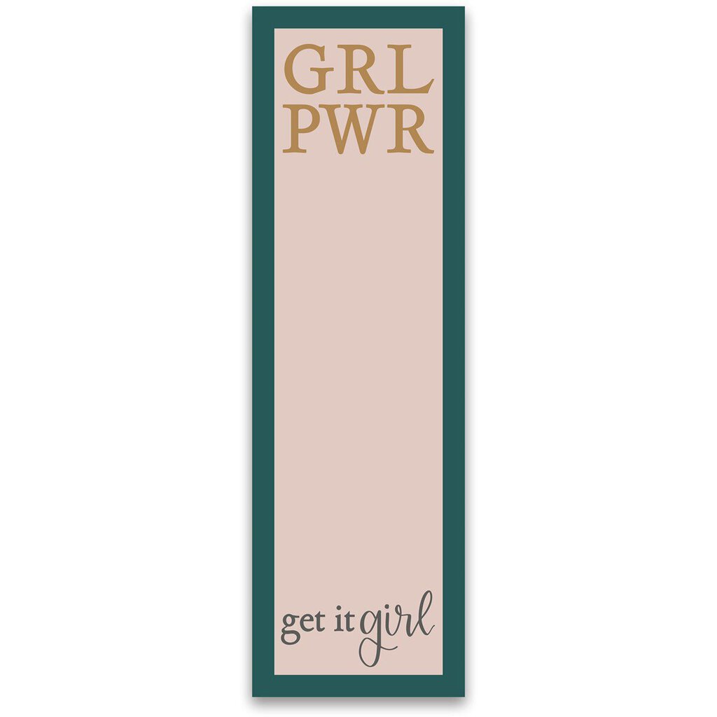 NEW List Notepad - List Notepad - Grl Pwr Get It Girl - 101586