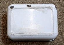 Load image into Gallery viewer, Vintage White Enamelware Refrigerator Box with Lid
