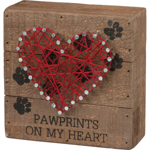 NEW String Art - Pawprints on My Heart - 33169
