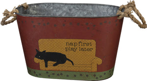 *NEW Dog Toy Bin – Nap First Play Later - 101701