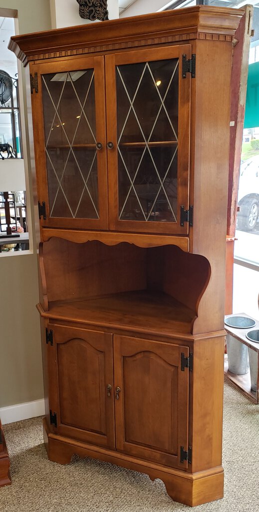 Vintage Ethan Allen Corner Cabinet