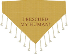 Load image into Gallery viewer, NEW Lg Collar Bandana - Rescued - 104682

