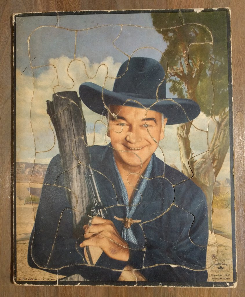 Vintage Hopalong Cassidy Tray Puzzle