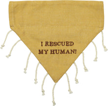 Load image into Gallery viewer, NEW Sm Collar Bandana - Rescued - 104678

