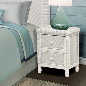 NEW Santa Cruz 2-Drawer Nightstand - White Finish