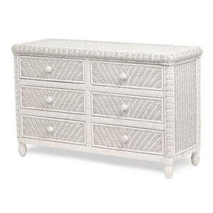 NEW Santa Cruz 6-Drawer Dresser - White Finish