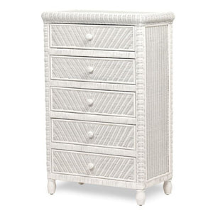 NEW Santa Cruz 5-Drawer Chest - White Finish