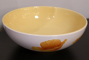8.5" Pfaltzgraff Serving Bowl - White/Yellow